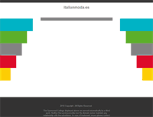 Tablet Screenshot of italianmoda.es